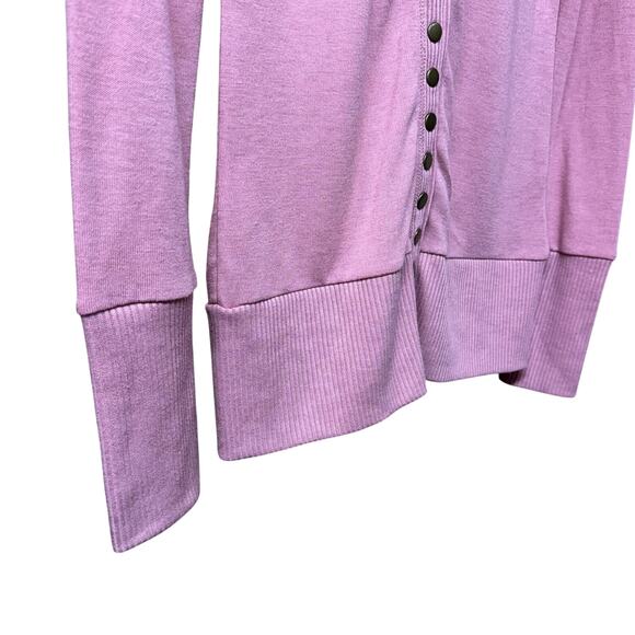 42Pops Cozy Cardigan Button Sweater Pink Women Medium - Picture 5 of 10